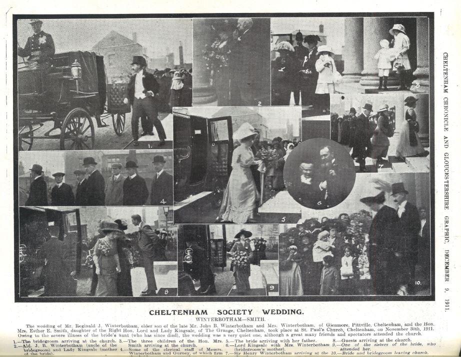 <small><i>Supplement</i> to the <i>Cheltenham Chronicle</i> 9 December 1911</small>