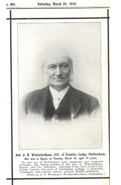 <br><small><i>Supplement</i> to the <i>Cheltenham Chronicle</i> 28 March 1914</small>