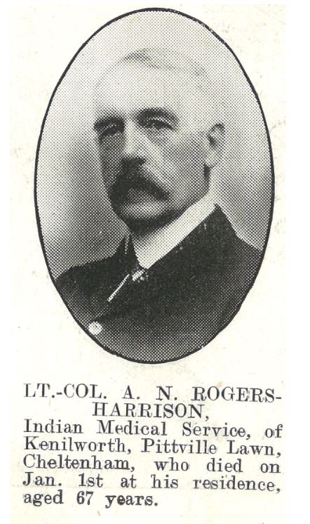 <small><i>Supplement</i> to the <i>Cheltenham Chronicle</i> 4 January 1917</small>