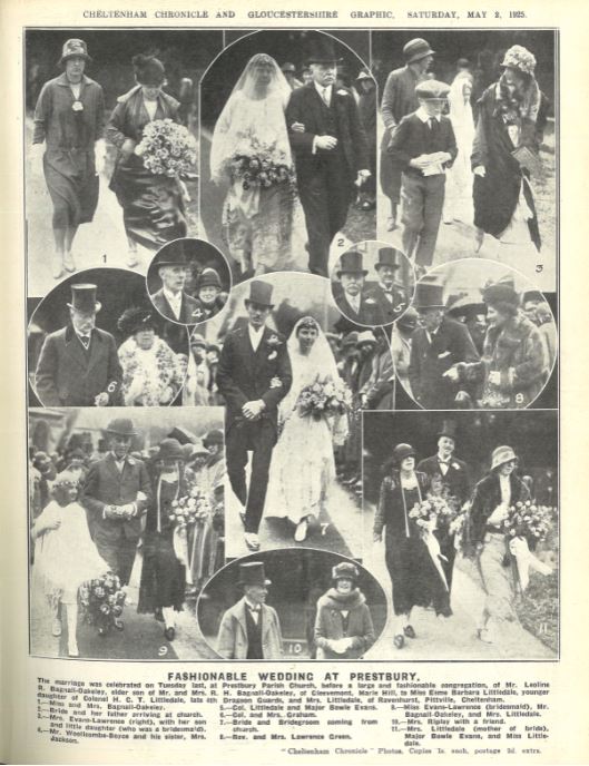 <small><i>Supplement</i> to the <i>Cheltenham Chronicle</i> 2 May 1925</small>