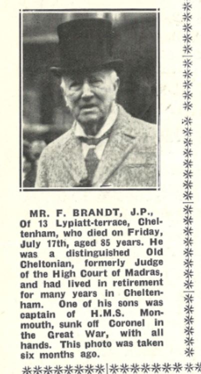 <small><i>Supplement</i> to the <i>Cheltenham Chronicle</i> 25 July 1925