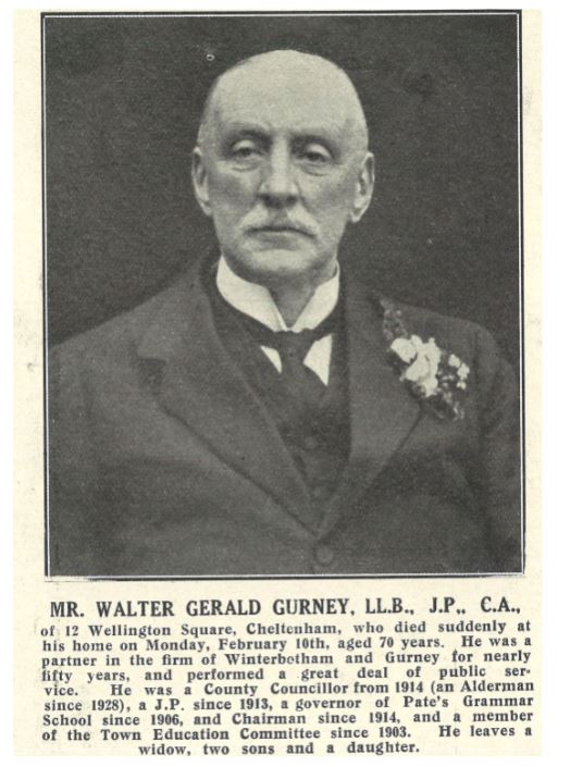 <small><i>Supplement</i> to the <i>Cheltenham Chronicle</i> 15 February 1930</small>