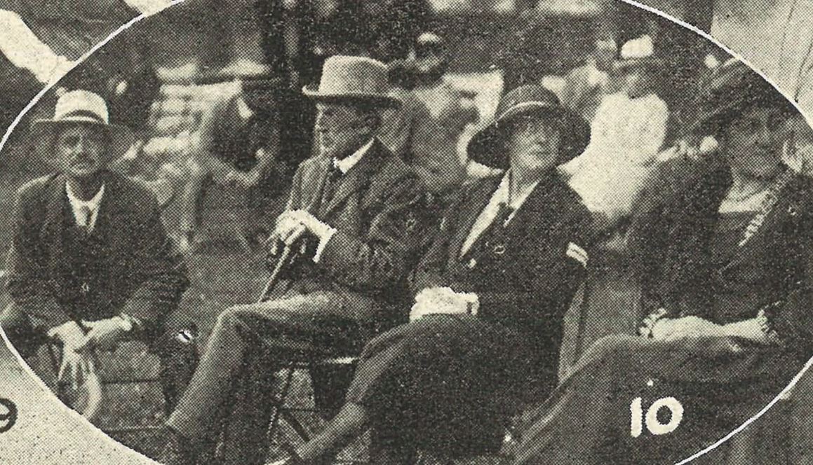 'Drs Meyrick Jones and Howell, with Mrs. Meyrick Jones and a friend'<br>(the gentlemen clearly aren't much to look at)<br><small><i>Cheltenham Chronicle and Gloucestershire Graphic</i> 28 May 1921</small>
