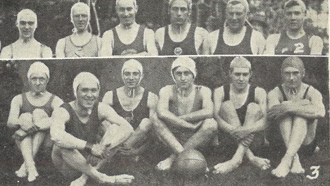 'Cheltenham and Stroud Polo Teams, who played a match won by the former'<br>(You can see where University Challenge got the idea from)<br><small><i>Cheltenham Chronicle and Gloucestershire Graphic</i> 14 June 1924</small>