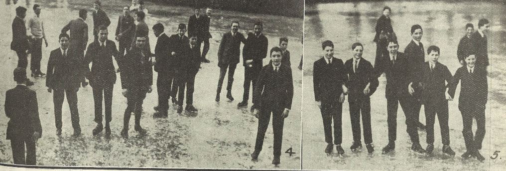 'College Boys having a fine time'<br><small><i>Supplement</i> to the <i>Cheltenham Chronicle</i> 22 February 1919</small>