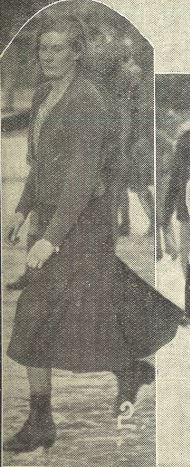 'Miss Willoughby, one of the most accomplished skaters present'<br><small><i>Supplement</i> to the <i>Cheltenham Chronicle</i> 4 February 1933</small>