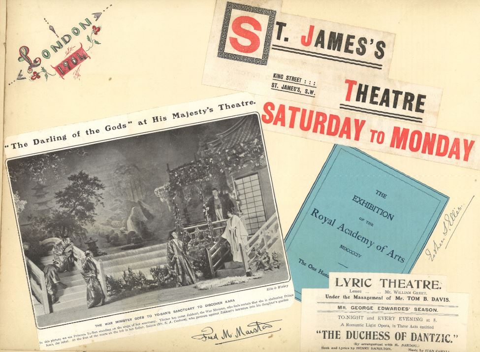 London theatres, 1904