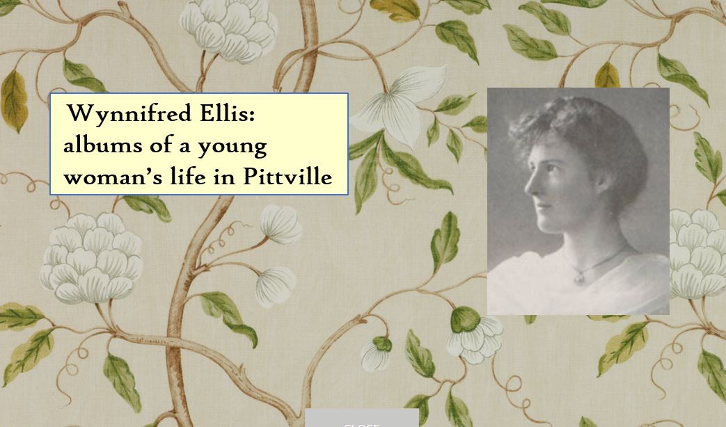 Images from the various albums are reproduced by permission of their owner, Wynnifred Ellis's great-nephew Charlie Milward.<br>See a brief biography of Wynnifred Ellis under Pittville Lives.